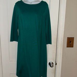 Chicos green work dress size 1